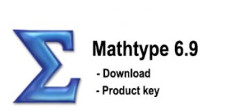 Phần mềm gõ công thức toán học-Mathtype 6.9 có bản quyền